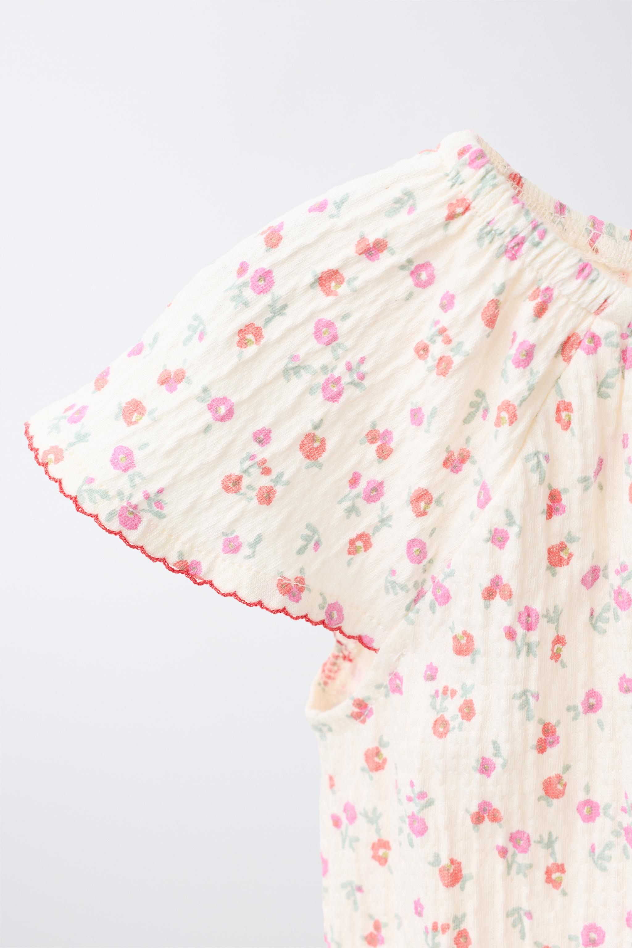 BODY TEXTURÉ À FLEURS
